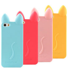 Load image into Gallery viewer, Cute Soft Silicone Case For Mobile Phones