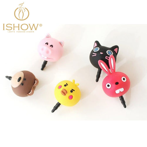 Cute Cartoon Colorful Mobile Phone Dust Plug