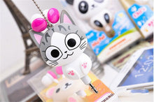 Load image into Gallery viewer, Cute Cheese Cartoon Retractable Earphone