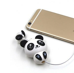 Cute Cheese Cartoon Retractable Earphone